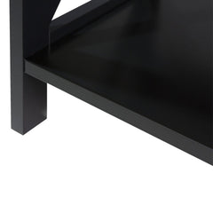 Sarantino Daphne 5-tier Cross Panel Bookshelf