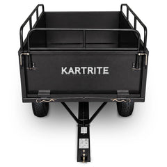 Kartrite 430kg Heavy Duty Steel Dump Cart with Foot Pedal Dumping System