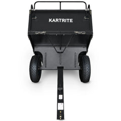Kartrite 430kg Heavy Duty Steel Dump Cart with Foot Pedal Dumping System