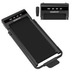 Powertrain K500 Walking Pad Treadmill 2 in 1 Foldable Walking & Running Machine w/2.5HP Motor Dual LED Displays 2 Level