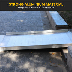 Kartrite 6ft Portable Aluminium Mobility Threshold Access Wheelchair Ramp