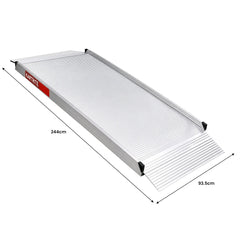 Kartrite 8ft Aluminium Wheelchair Ramp 380kg Capacity 93.5cm Width