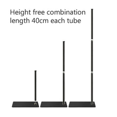 Adjustable Floor Stand Lazy Mount Holder Arm Bracket For iPad Tablet iPhone 175cm Black or White