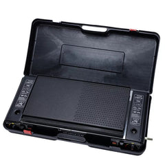 2 Burner Butane Countertop Stove, Portable Adjustable Burners with Carry Case, Portable Camping Stove with Baking Tray