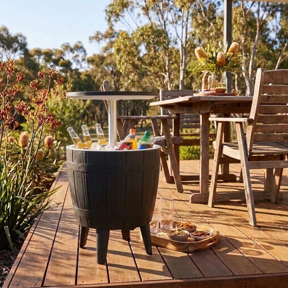 Black Ice Bucket Table
