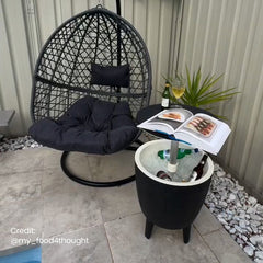 Black Ice Bucket Table