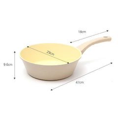 Giorno Felice IH Wok Pan 28cm Ceramic Non-Stick Stir Frypan Induction