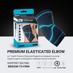 MX Health Premium Elasticated Elbow Support - Large