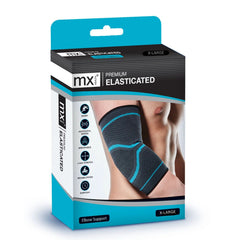MX Health Premium Elasticated Elbow Support - Large