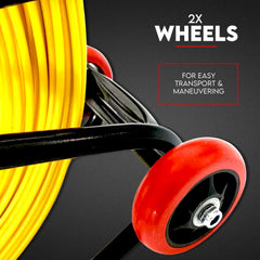 150M×8MM Fish Tape Puller Fiberglass Wire Cable Running Duct Rodder