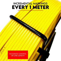 150M×8MM Fish Tape Puller Fiberglass Wire Cable Running Duct Rodder