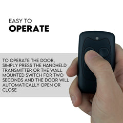 1200N Automatic Roller Door Opener Garage Motor 4x Remote 22m² Rolling