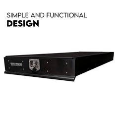 Under Tray Body Tool Box Trundle Drawer 1500 Long UTE Truck ToolBox Black