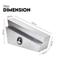 Under Tray Tool Underbody Pair Set 900mm Aluminium