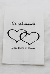 200 Pack Wedding Cake Bags Greaseproof Wax Paper Slice Take Home Favour Heart n Message