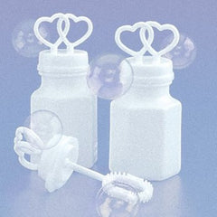 20 Pack Mini Wedding Heart Bubble Bottles send off wedding favors custom party favors