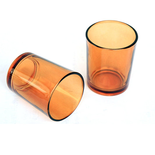 20 Pack Orange Glass Votive Tealight Candle Holders House Party Centerpiece Xmas Wedding Decor Glass Candlestick Party Decorations Bridal Baby Shower Event