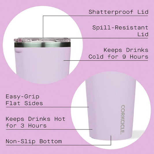 Corkcicle Tumbler - 500ml Gloss White
