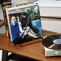 Crosley Voyager Bluetooth Portable Turntable - Dune + Gadhouse Vinyl Rack Bundle - Black