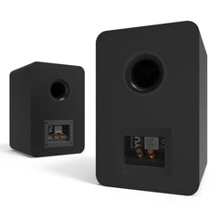 Kanto YU Passive 5.25" Speakers with 1" Silk Dome Tweeter and 5.25" Kevlar Woofer - Black, Pair