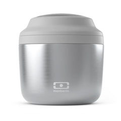 Monbento Mb Element Isolated Bento Box - Metallic Silver