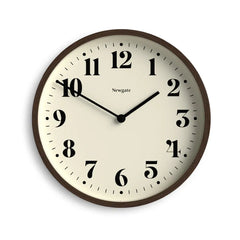 Newgate Number Four Theatre Wall Clock-Faux Dark Wood