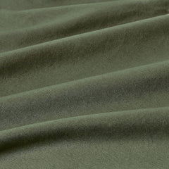 100%  Cotton Vintage Washed Bed Quilt Cover Set - Khaki Green - Queen Size