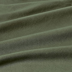 100%  Cotton Vintage Washed Bed Quilt Cover Set - Khaki Green - Super King Size