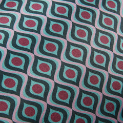 KAAT Amsterdam Meja Green Reversible Oblong Filled Cushion 30cm x 50cm
