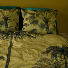 Bedding House Tour du Monde Ochre Cotton Quilt Cover Set King