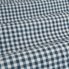Ardor Rowe Teal Textured Seersucker Quilt Cover Set King
