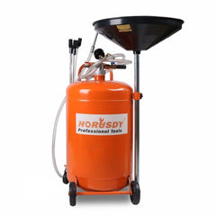 HORUSDY 80L Waste Oil Drainer Pneumatic Fluid Collection Workshop with Extractor