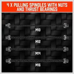 26Pc Universal Press & Pull Sleeve Kit Bush Bearing Remove LCV HGV Engines Tools