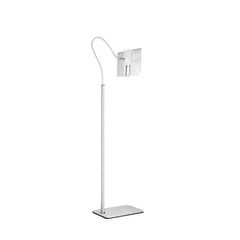 Adjustable Floor/Desk Stand Bed Lazy Mount Holder Arm Bracket For Phone Tablet - Floor Stand (135cm&Black)