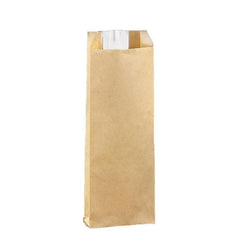 Takeaway Storage Baking Bread Bag Toast Food Packaging Bag Kraft Paper Bag Cowhide - 33X16X11CM