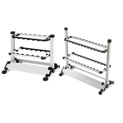 12/24 Hole Multi Functional Fishing Rod Holder Storage Rack Display Organizer - 12Holes