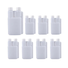 250-1000ml Plastic Twin Chamber Bottle with Tamper Evident Cap for Chemical Liquids - 10Pcs 500ml