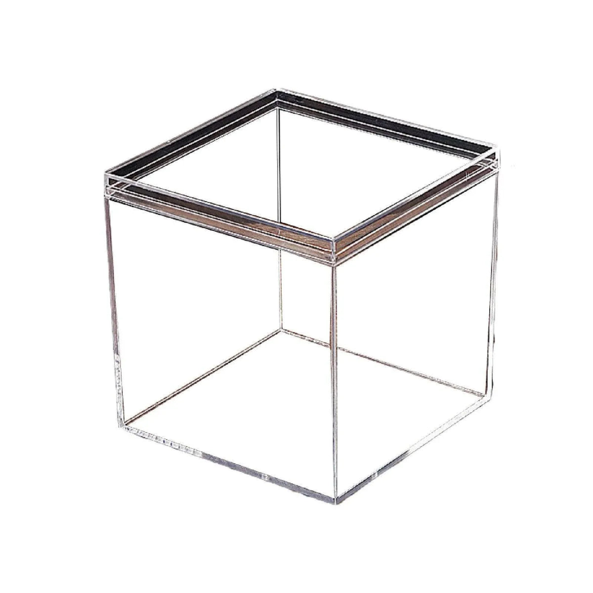 10pcs Clear Acrylic Plastic Boxes Square Storage Containers for Food  Small Item - 10pcs-85-85-85