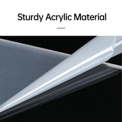 10pcs Clear Acrylic Plastic Boxes Square Storage Containers for Food  Small Item - 10pcs-85-85-85