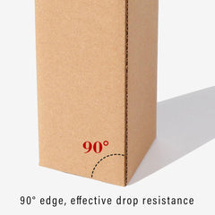 50pcs Long Strip Carton Flat Square Durable Shipping Boxes for Packaging Storage - 10cm x 10cm x 42cm