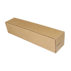 50pcs Long Strip Carton Flat Square Durable Shipping Boxes for Packaging Storage - 10cm x 10cm x 42cm