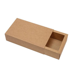 Kraft Paper Drawer Box Packaging Gift Storage Organiser Small Kraft Boxes - 27.5x20x5.5cm