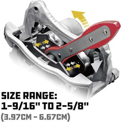 Heavy Duty Ratcheting Brake Caliper Piston Spreader for Car Repair