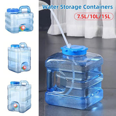 Outdoor Water Bucket Household Storage Car Water Tank Drinking Water Storage - 10L
