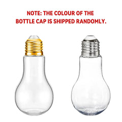 50PCS 100ML Transparent Bulb Bottle Plastic Candy Jar Storage Container Reusable
