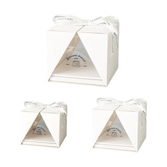 10x Clear Cake Box Set 4 6 8 Inch Durable Versatile Display Packaging Containers - 10pcs-6inch