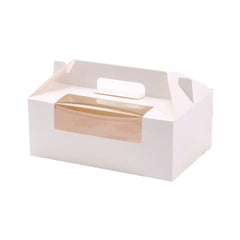 25pcs Portable Cupcake Packaging Box with Transparent Window for Easy Opening - Pink-4Cup