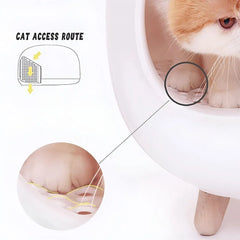 Cat Litter Box Semi-closed Cat Supplies Cat Toilet Drawer Large Cat Litter Box - Green