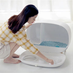 Cat Litter Box Semi-closed Cat Supplies Cat Toilet Drawer Large Cat Litter Box - Green
