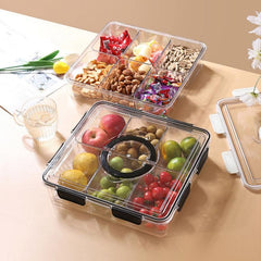Portable Household Kitchen Refrigerator Storage Box Food Organizer Fresh Keeper - Black